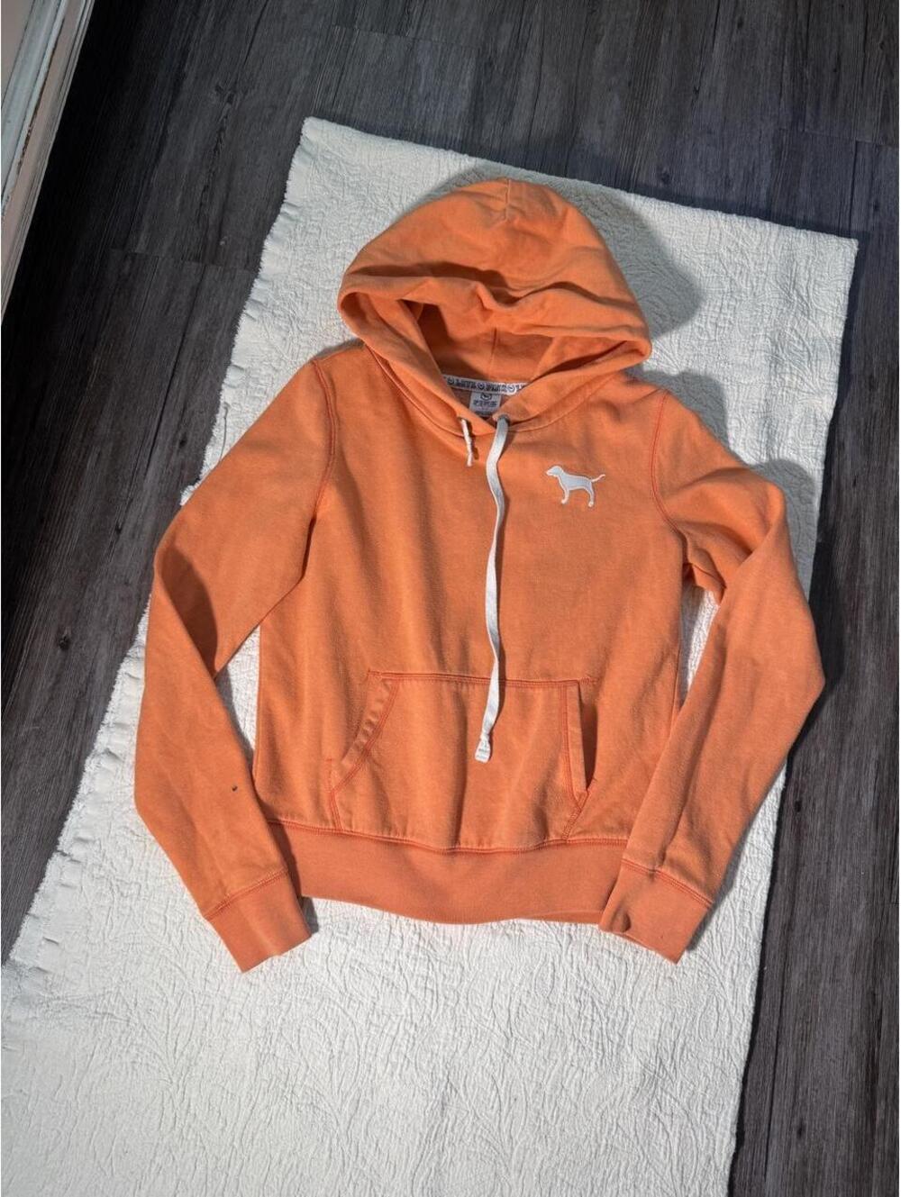 y2k vs pink orange & white hoodie.